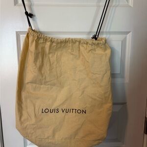 Louis Vuitton Beige Drawstring Bag